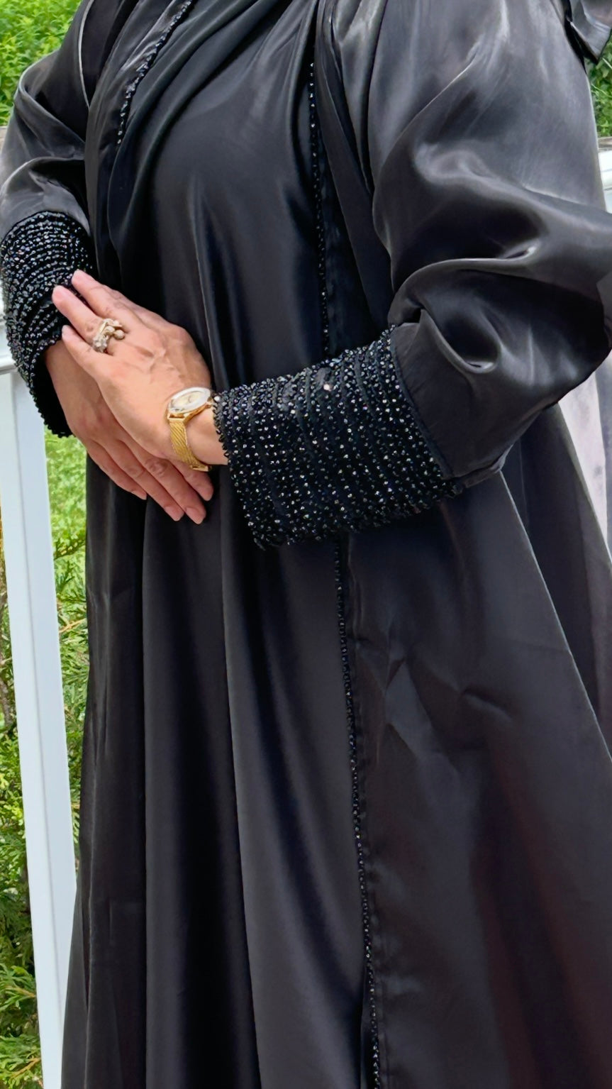 Zaina 4-Piece Abaya - Black