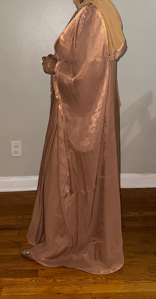 Aaliyah Abaya - Champagne Gold