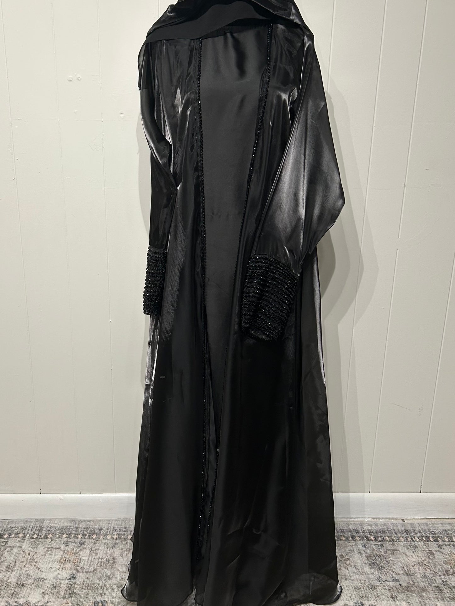 Zaina 4-Piece Abaya - Black