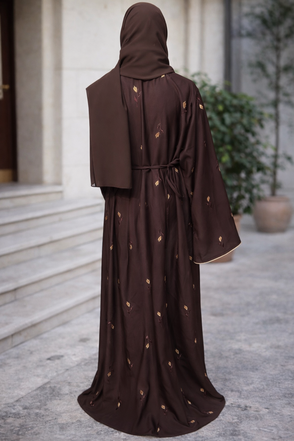 ILA ABAYA- Chocolate Brown