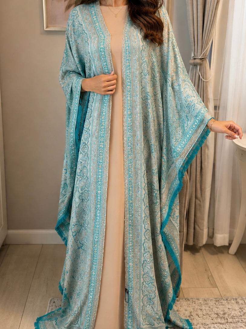 Cashmere Pashmina 3-Piece Abaya