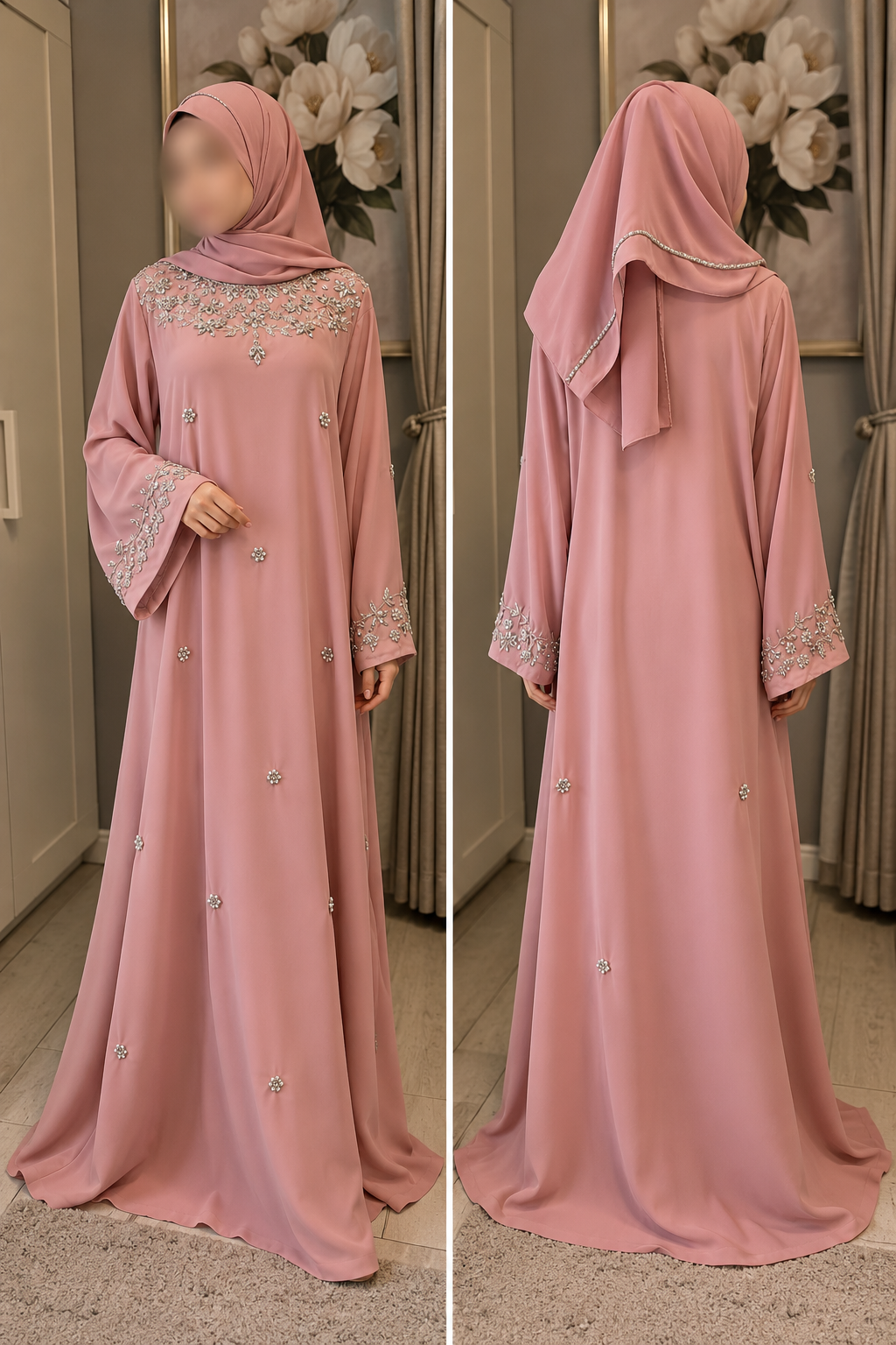 Zafira Abaya - Pink
