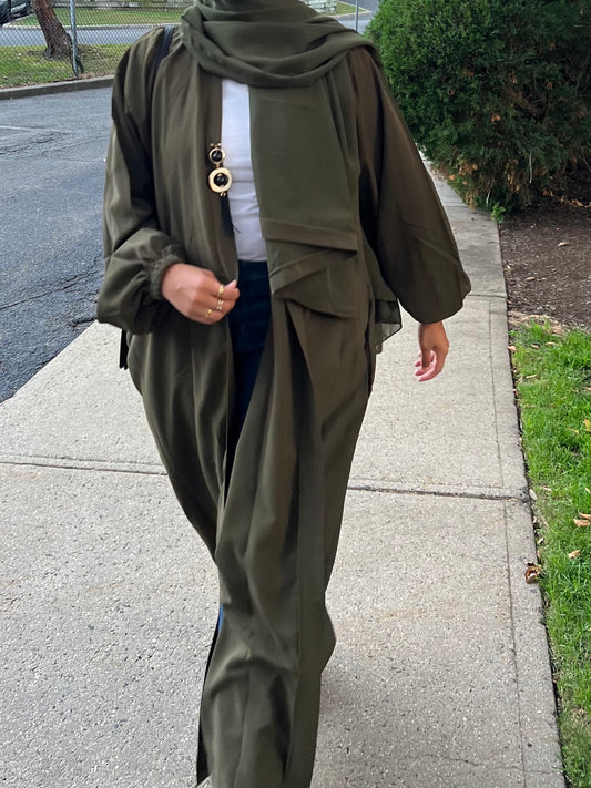 Dua Abaya - Olive