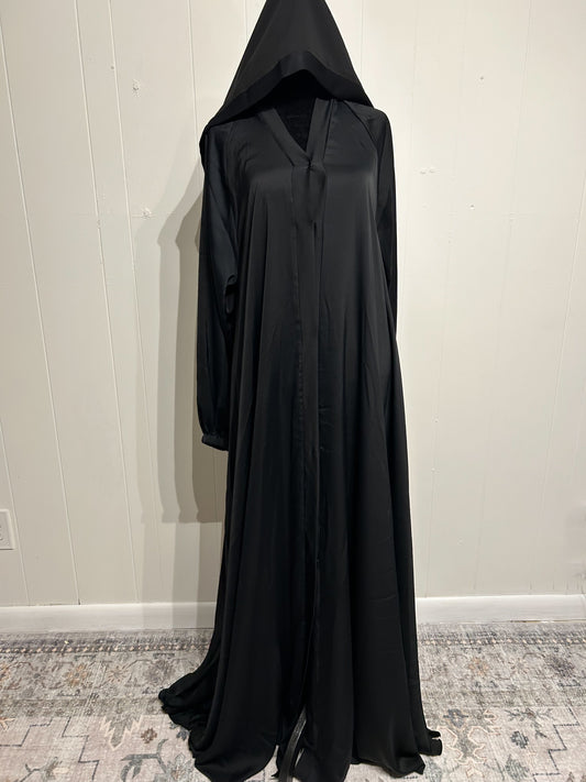 Liana 3-Piece Abaya Black