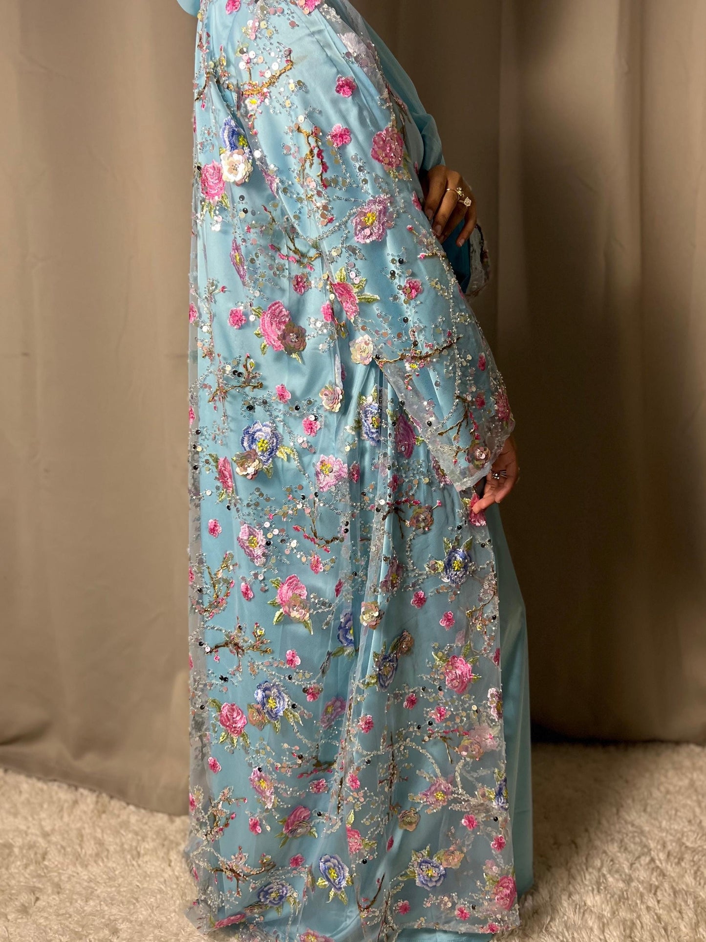 Maya Abaya - Sky Blue