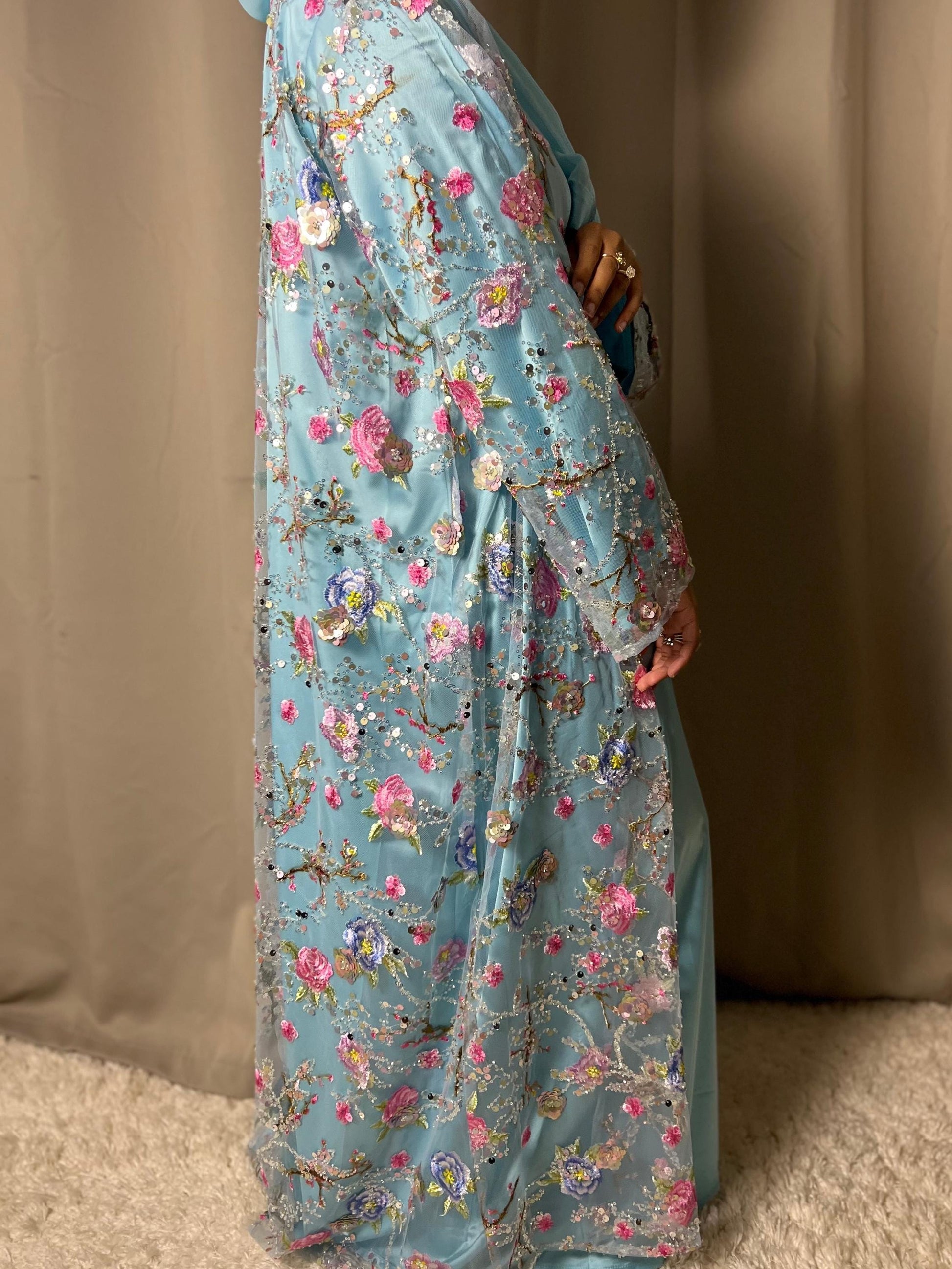 Maya Abaya - Sky Blue